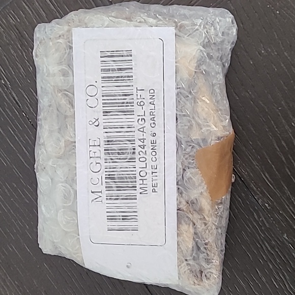 NWT McGee & Co 6' Petite Cone Garland - Picture 3 of 3